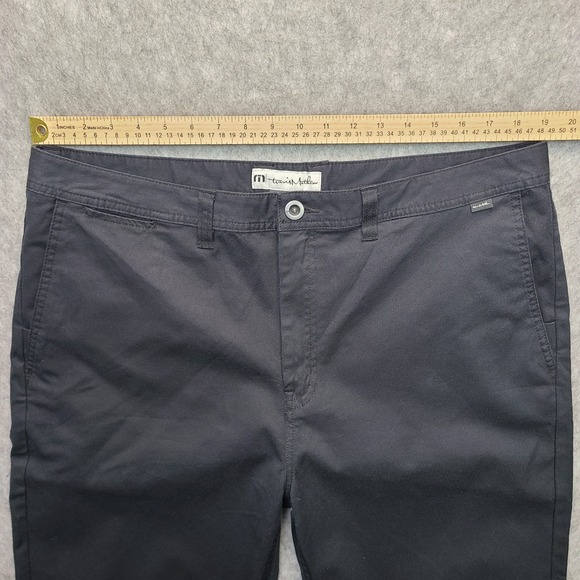 Travis Mathew Chino Golf Pants Mens 38x33 Black Business Tencel Blend Stretch - Picture 6 of 9